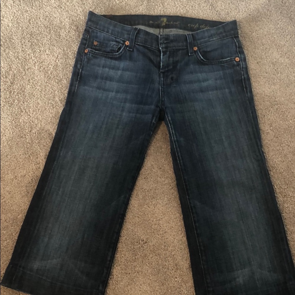 7 for All Mankind Crop Dojo. Size 26.